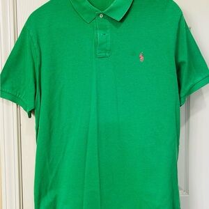 Ralph Lauren Green Polo Shirt for Men